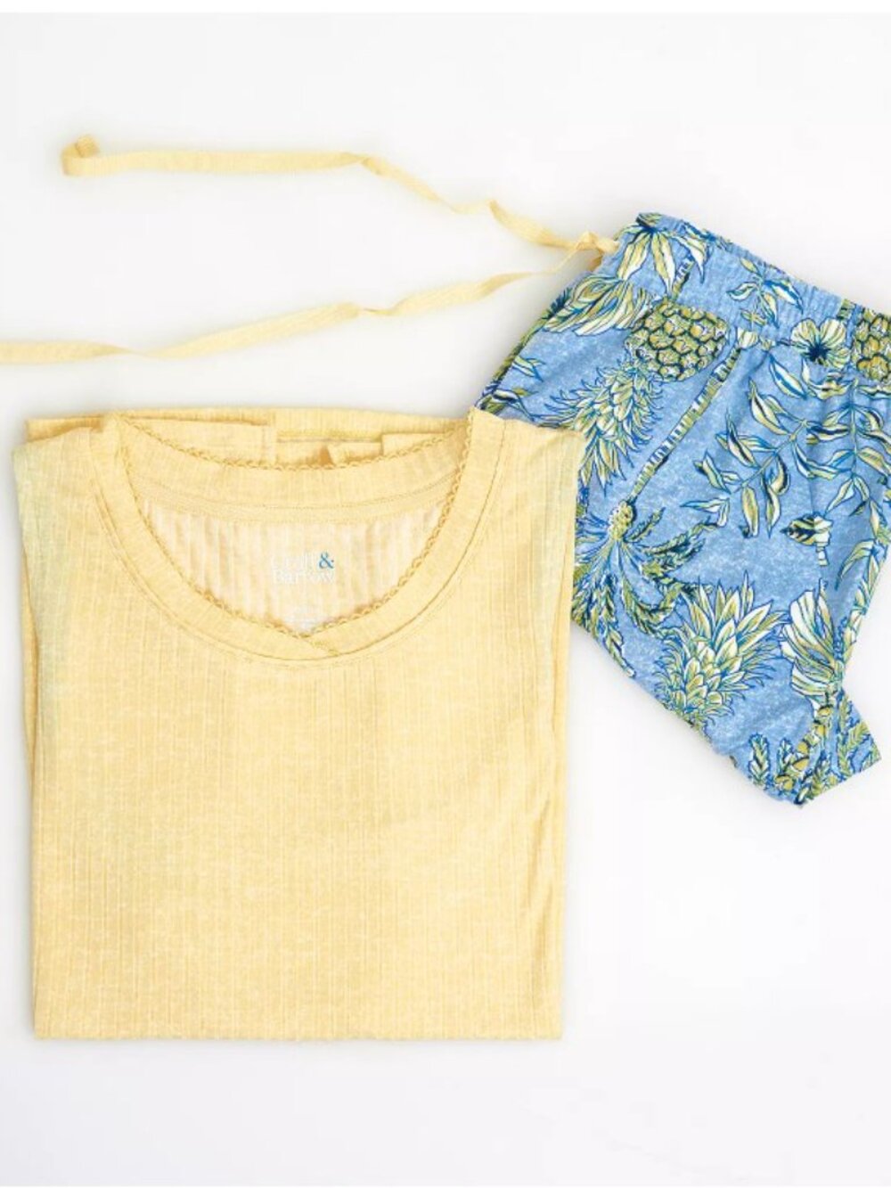 Croft & Barrow 2 Piece Pajama Tank Top & Shorts Set * Large !! * - Picture 4 of 7